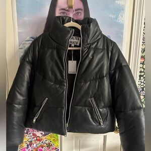 Walter baker puff jacket, never worn, tag still attached